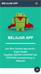 Mobile Screenshot of belajarapp.com