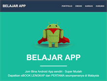 Tablet Screenshot of belajarapp.com